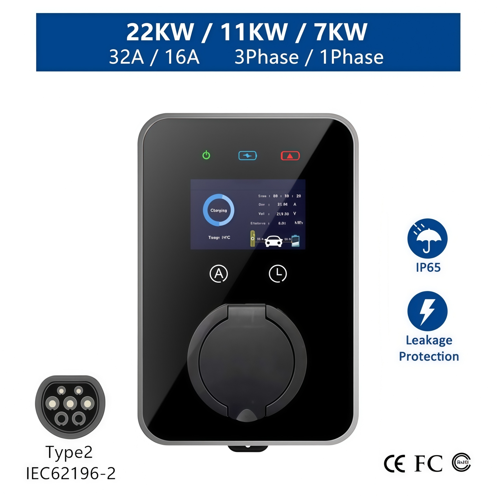 Ev Charger Wallbox - New EV Charger Type 2 EVSE