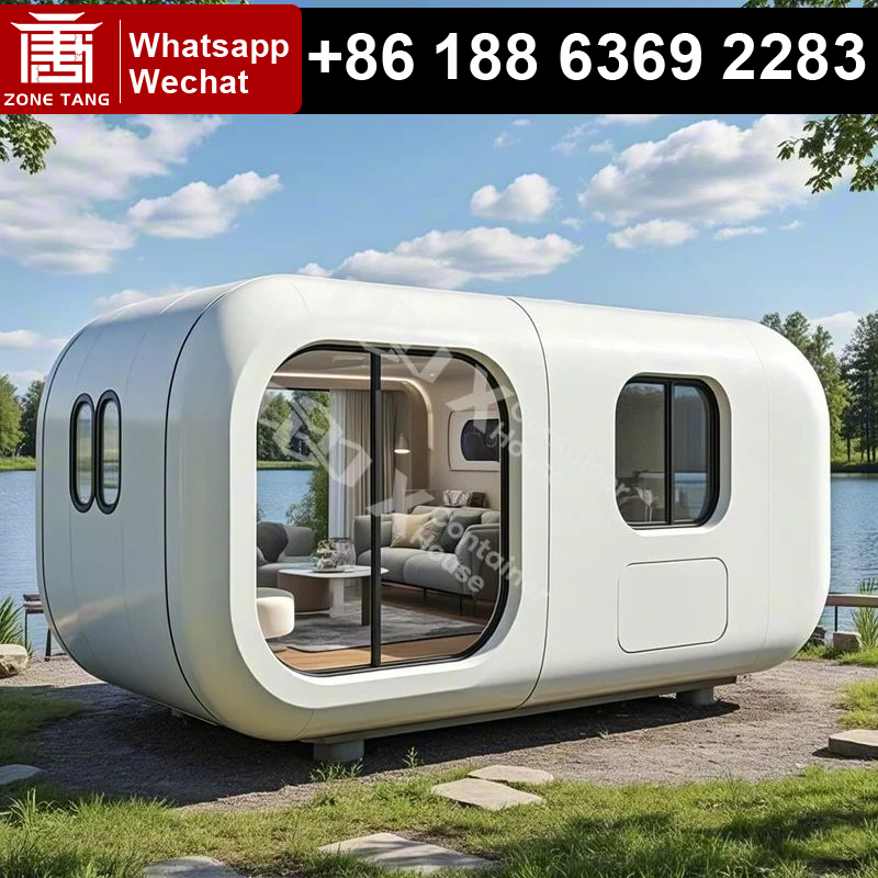 Renewable Energy Home Solutions - Prefab Modular Steel Cabin Apple Capsule