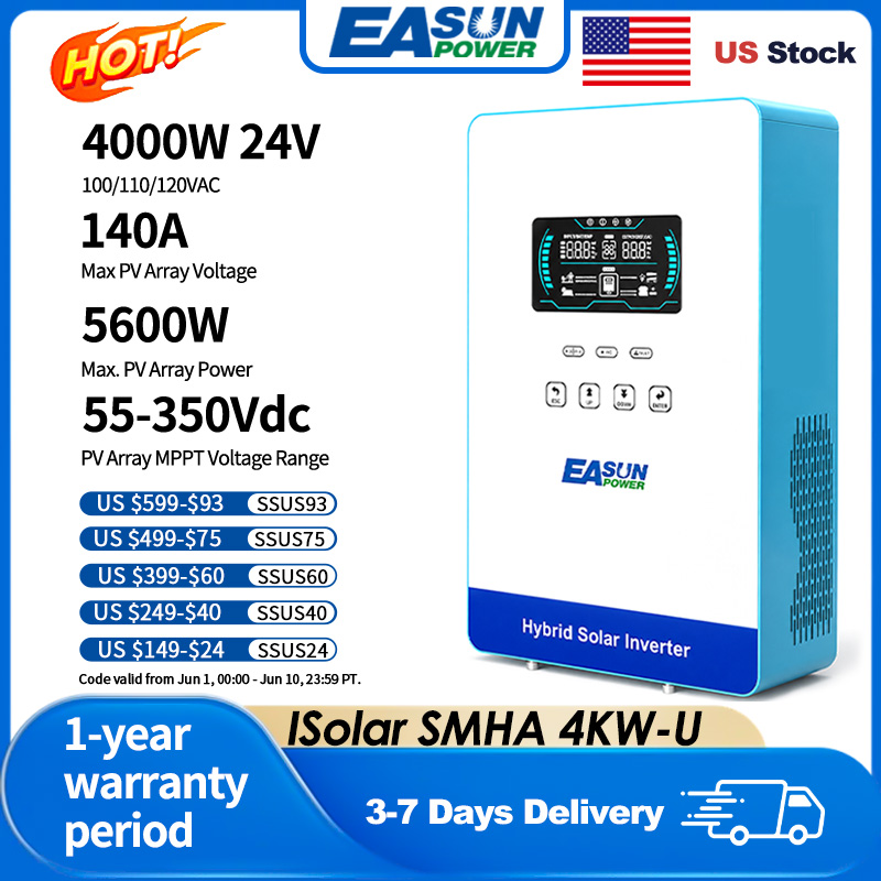 EASUN POWER 4KW 110V Off Grid  - Renewable Energy Systems avis et prix