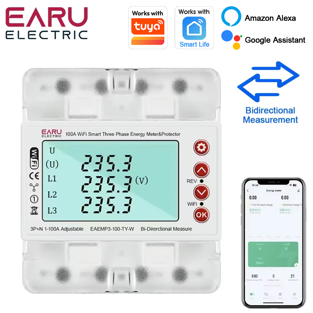 Three Phase AC380V Tuya WiFi S - Ac Surge Protector avis et prix
