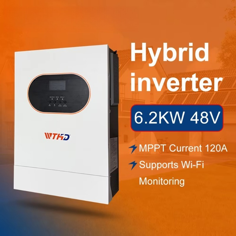 6.2KW Single Phase Off Grid On - Hybrid Solar Inverter avis et prix