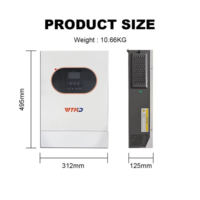 6.2KW Single Phase Off Grid On - Hybrid Solar Inverter avis et prix