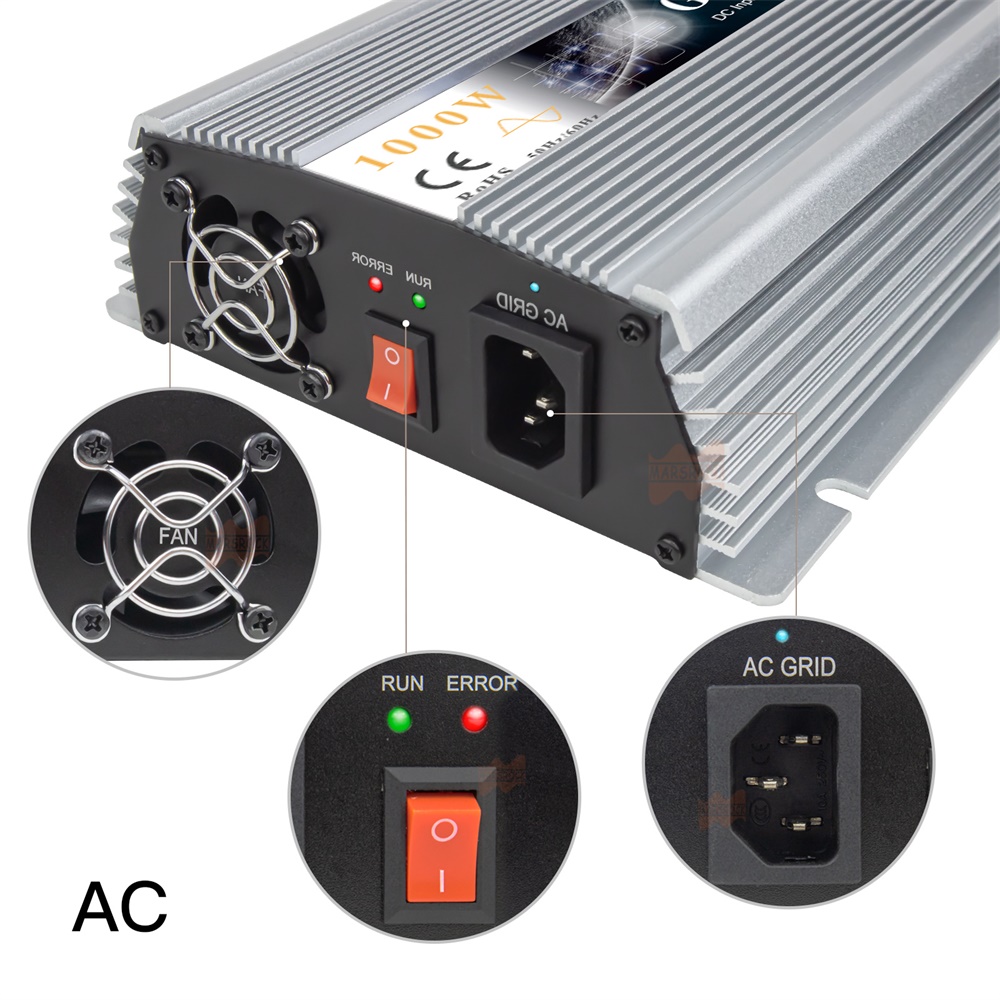 1000W 1300W 1400W Grid Tie Mic - Renewable Energy Systems avis et prix