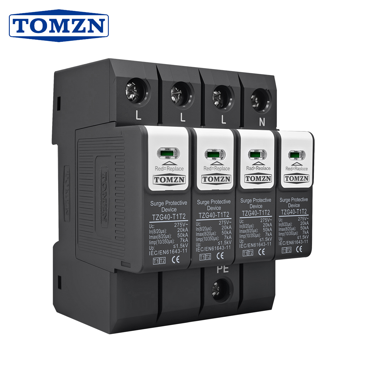 NEW Type T1 T2 2IN1 AC SPD Sur - Ac Surge Protector avis et prix