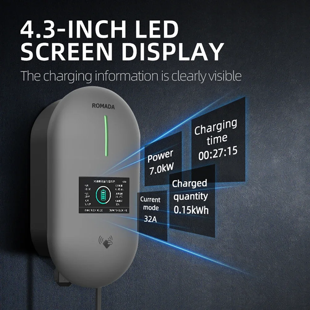 ROMADA EV Charging Station 32A - Ev Charger Wallbox avis et prix