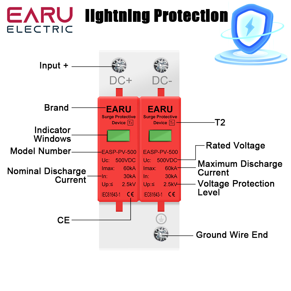 2P DC SPD Surge Protective Dev - Ac Surge Protector avis et prix