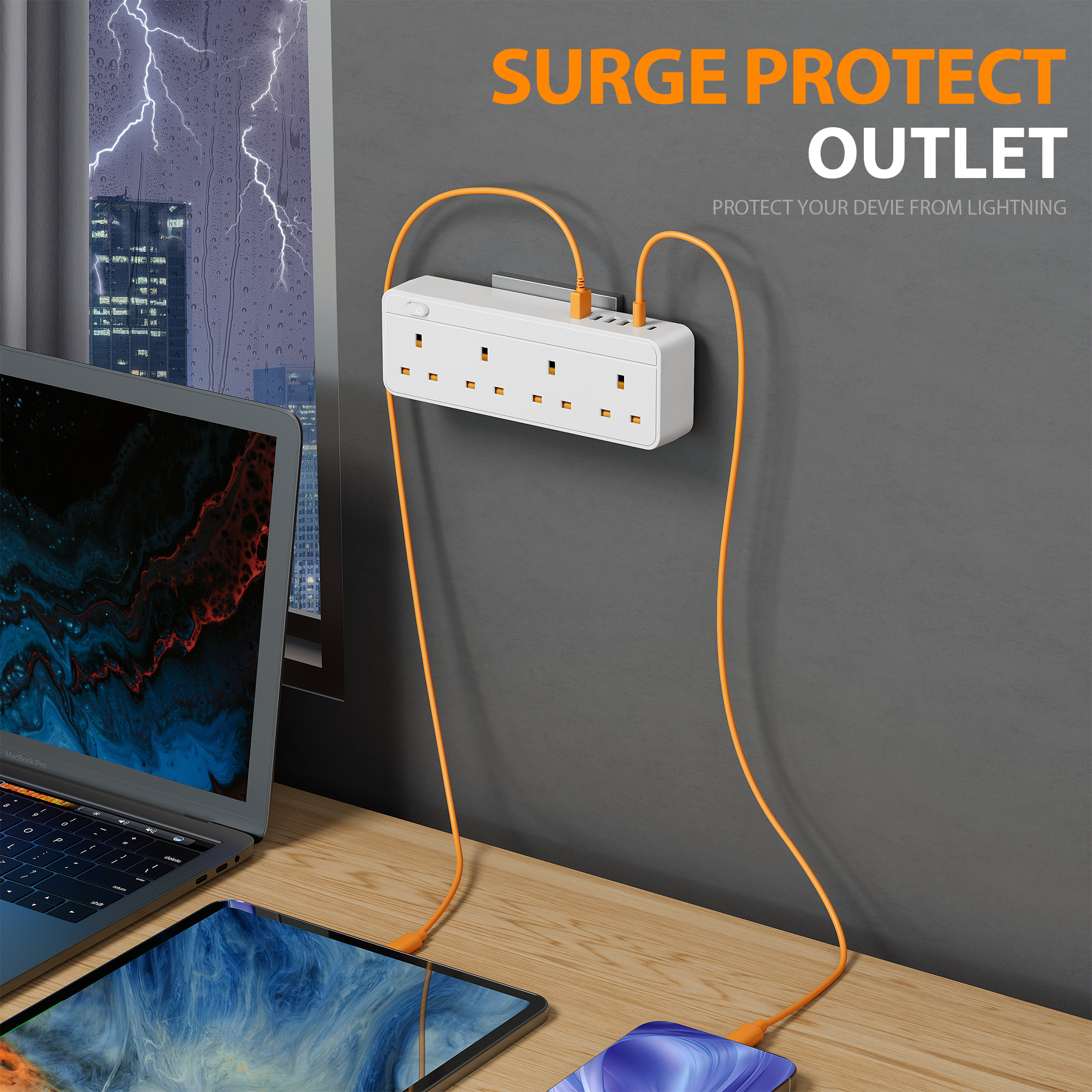 10-in-1 British Standard Power - Ac Surge Protector avis et prix