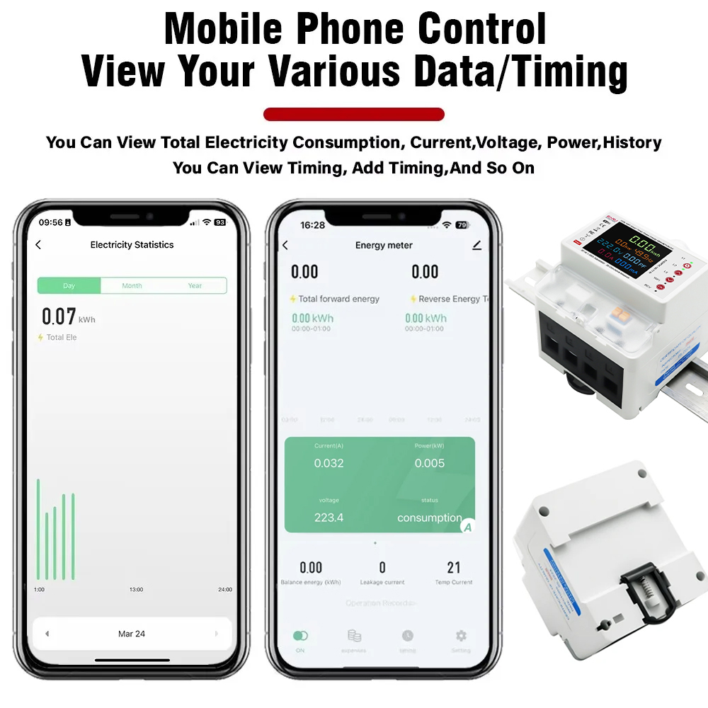 Three Phase Tuya WiFi Smart Bi - Ac Surge Protector avis et prix