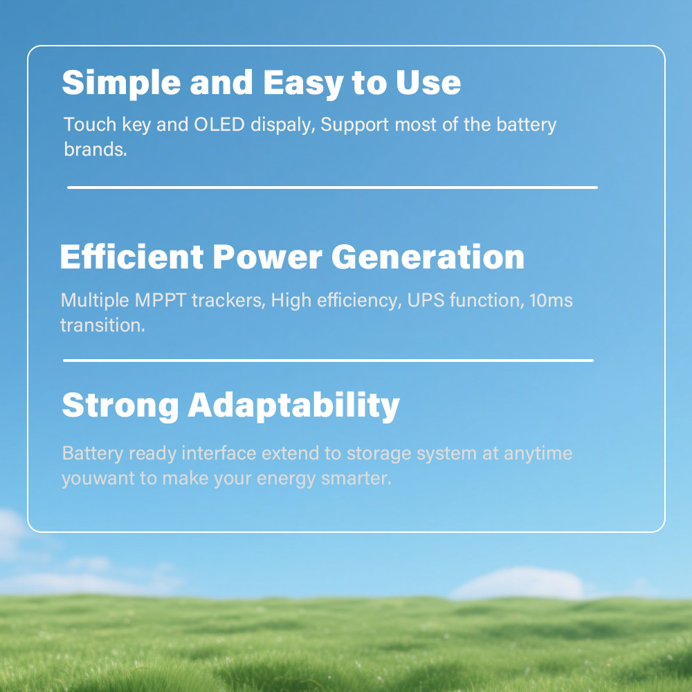 WIT 5K-XHU Hybrid Inverter Tri - Hybrid Solar Inverter avis et prix