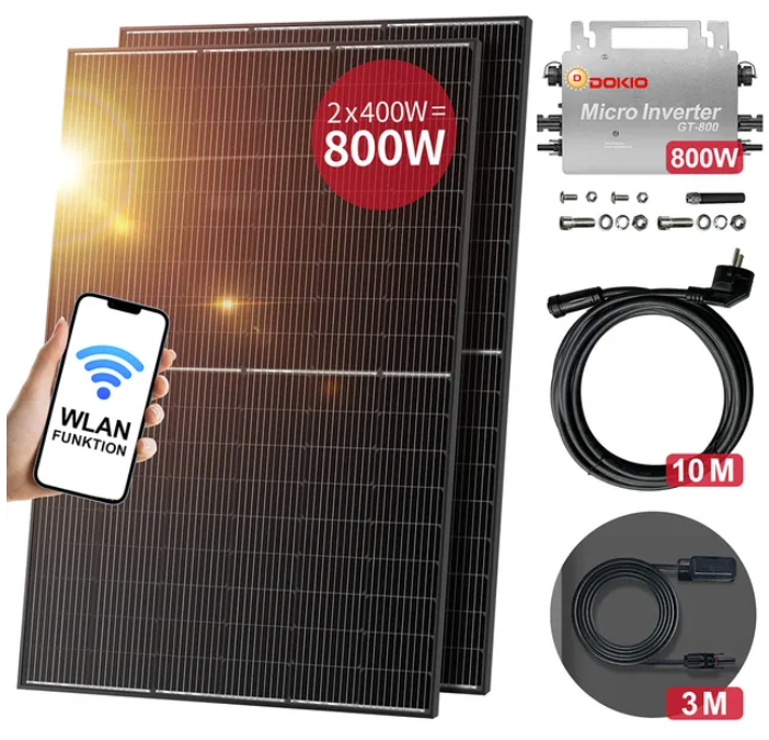 DOKIO Balcony Power Plants Kit - Renewable Energy Systems avis et prix
