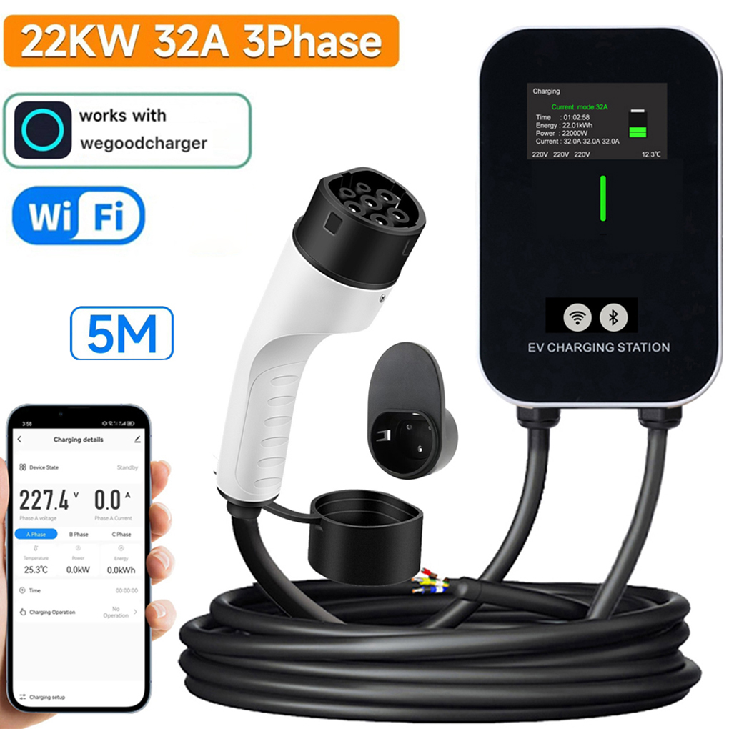 TYPE-2 Wallbox EV Charger 7KW  - Ev Charger Wallbox avis et prix