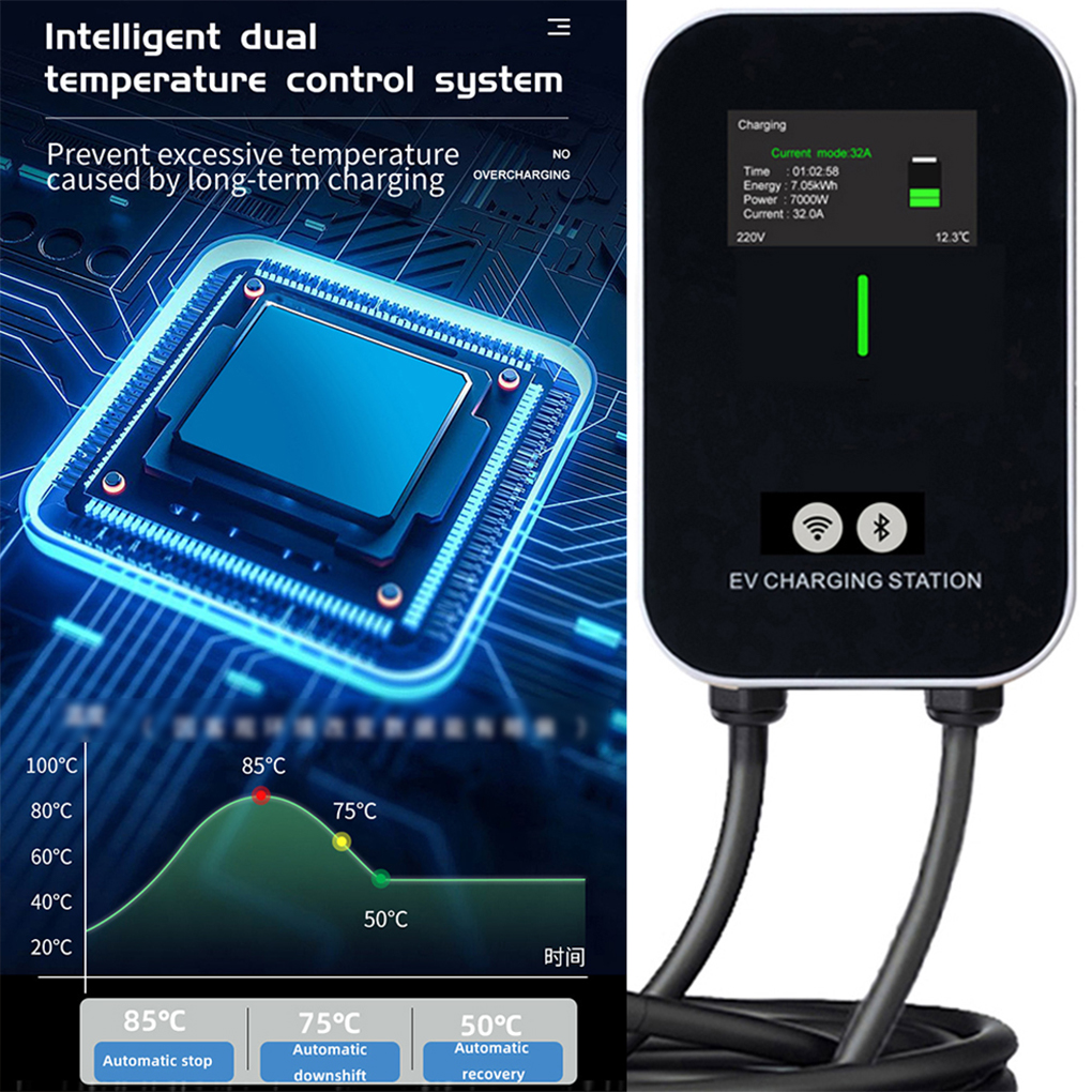 TYPE-2 Wallbox EV Charger 7KW  - Ev Charger Wallbox avis et prix