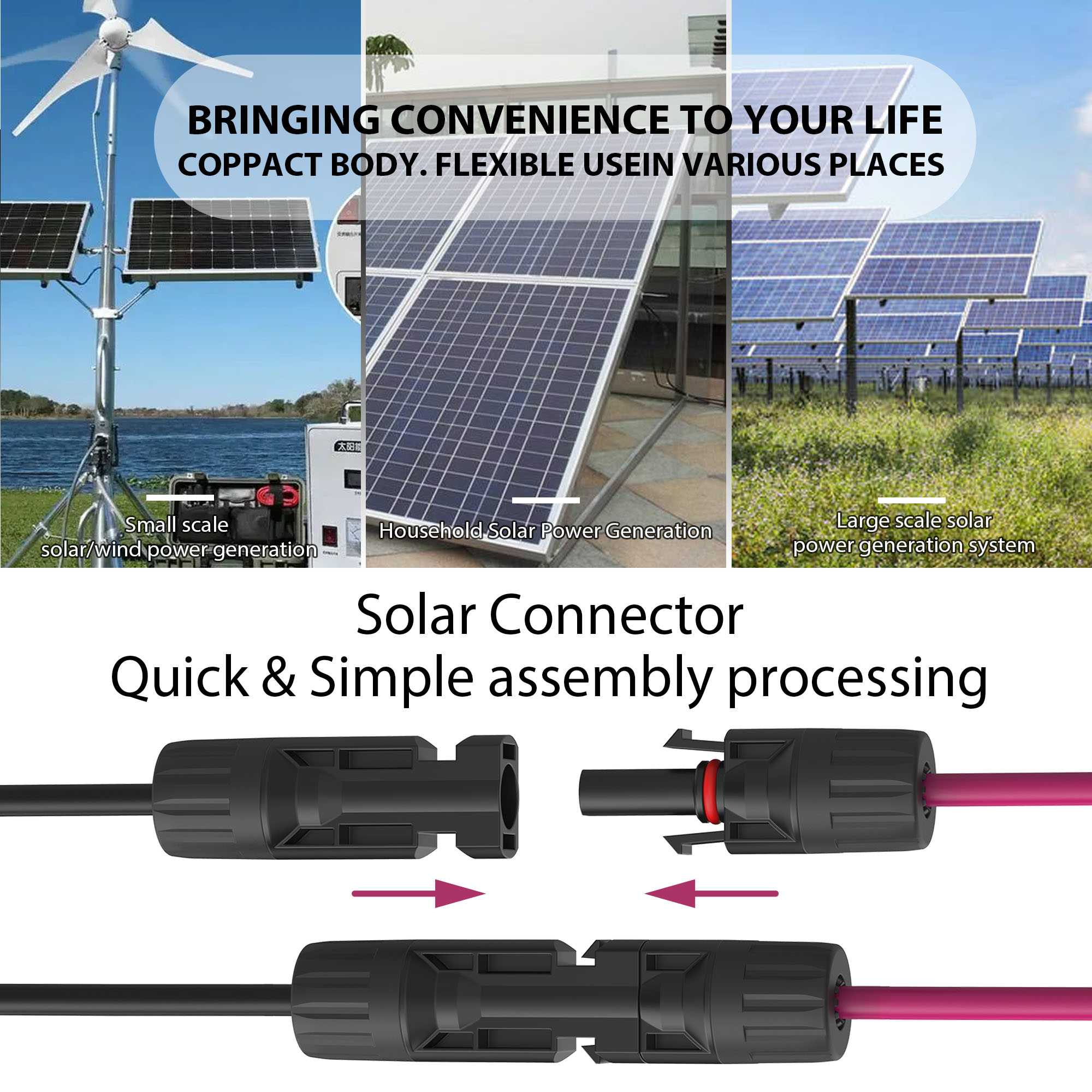 Solar to XT60 extension cable  - Renewable Energy Systems avis et prix